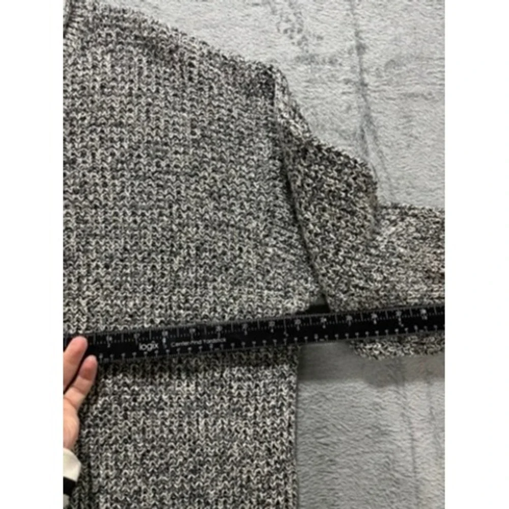 Vintage‎ Fargo Marled Knit Sweater XL Gray Grandpa Core Textured V Neck